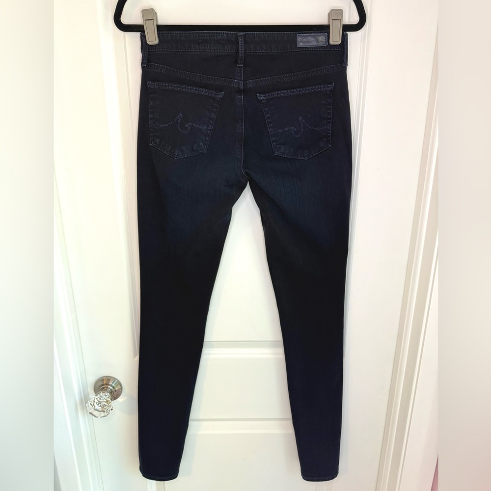 AG The Legging Super Skinny Jeans Dark Blue Size 27 - Picture 2 of 8